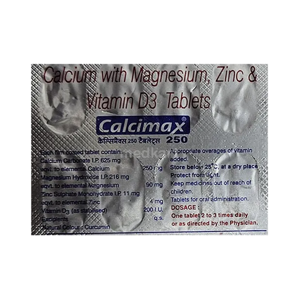 CALCIMAX 250MG TABLET 30'S