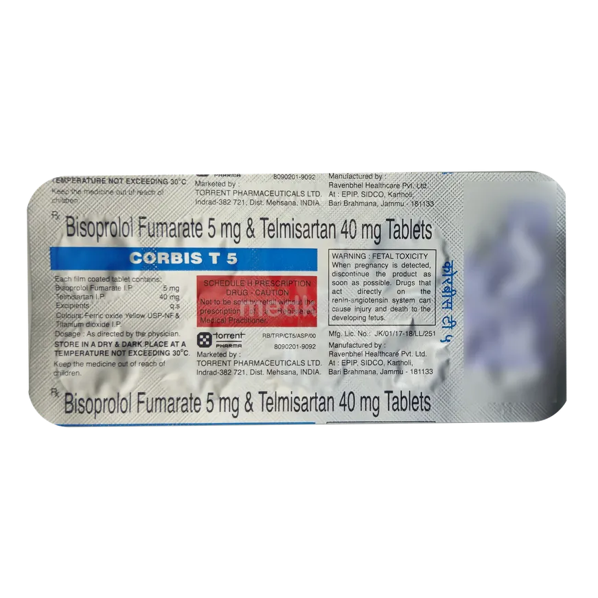 CORBIS T 5MG TABLET 10'S