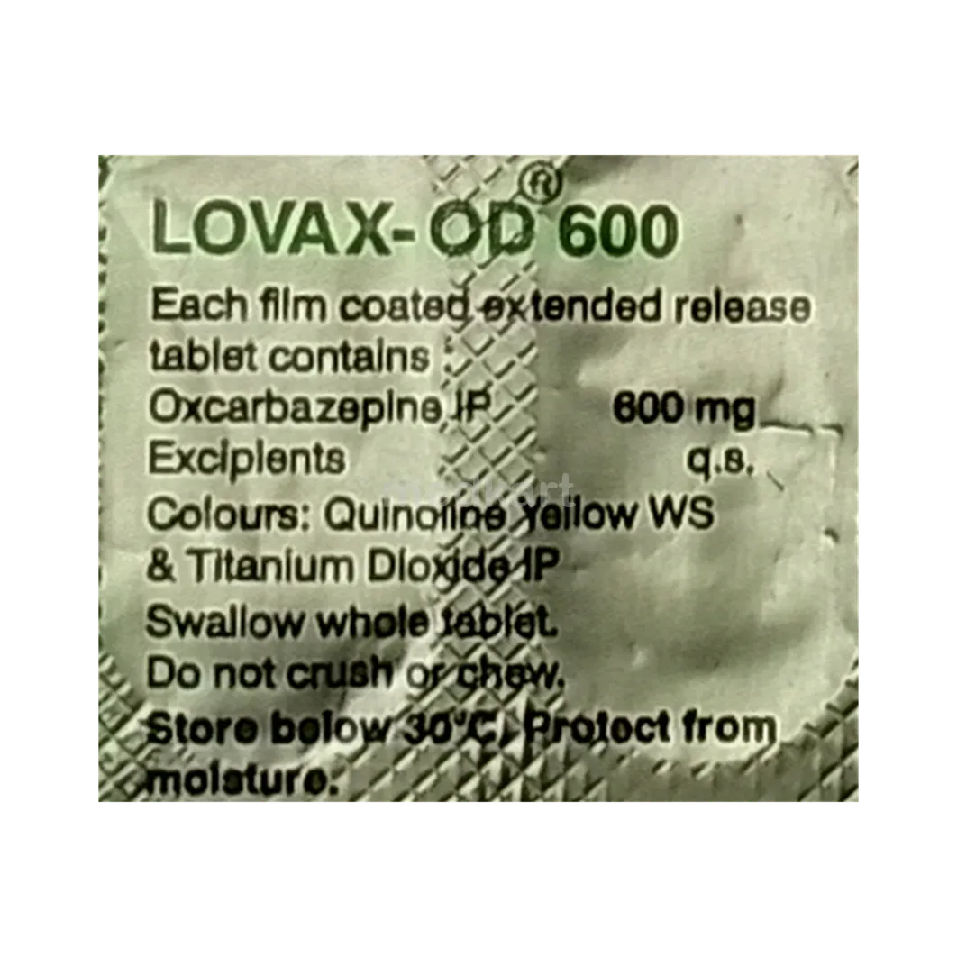 LOVAX OD 600MG TABLET 10'S