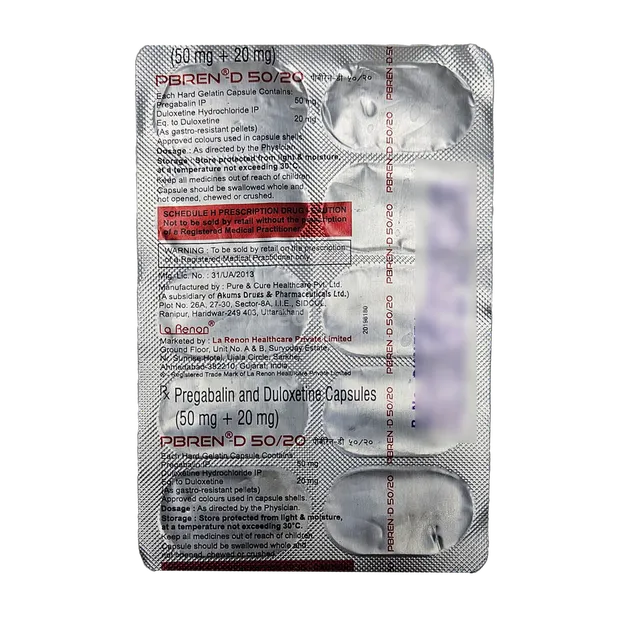 PBREN D 5020MG TABLET 10'S
