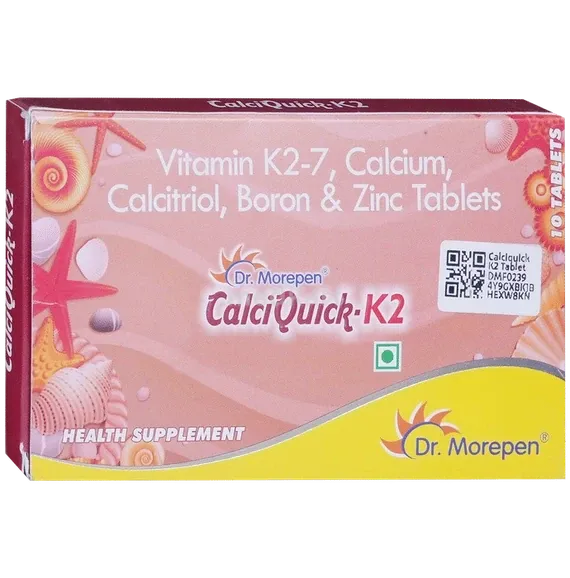 Choquick Tablets Calciquick K2 Tablet 10's – Composition & Price | Medkart
