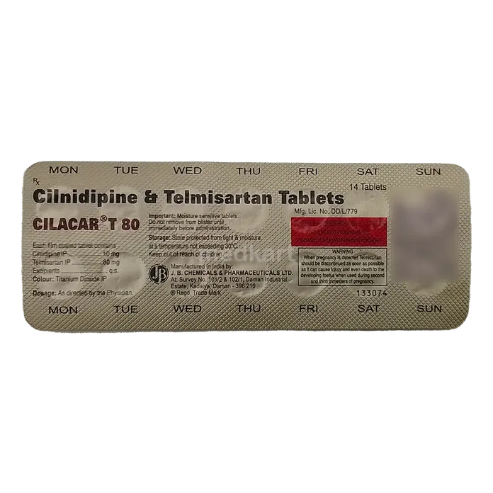 CILACAR T 80MG TABLET 14'S