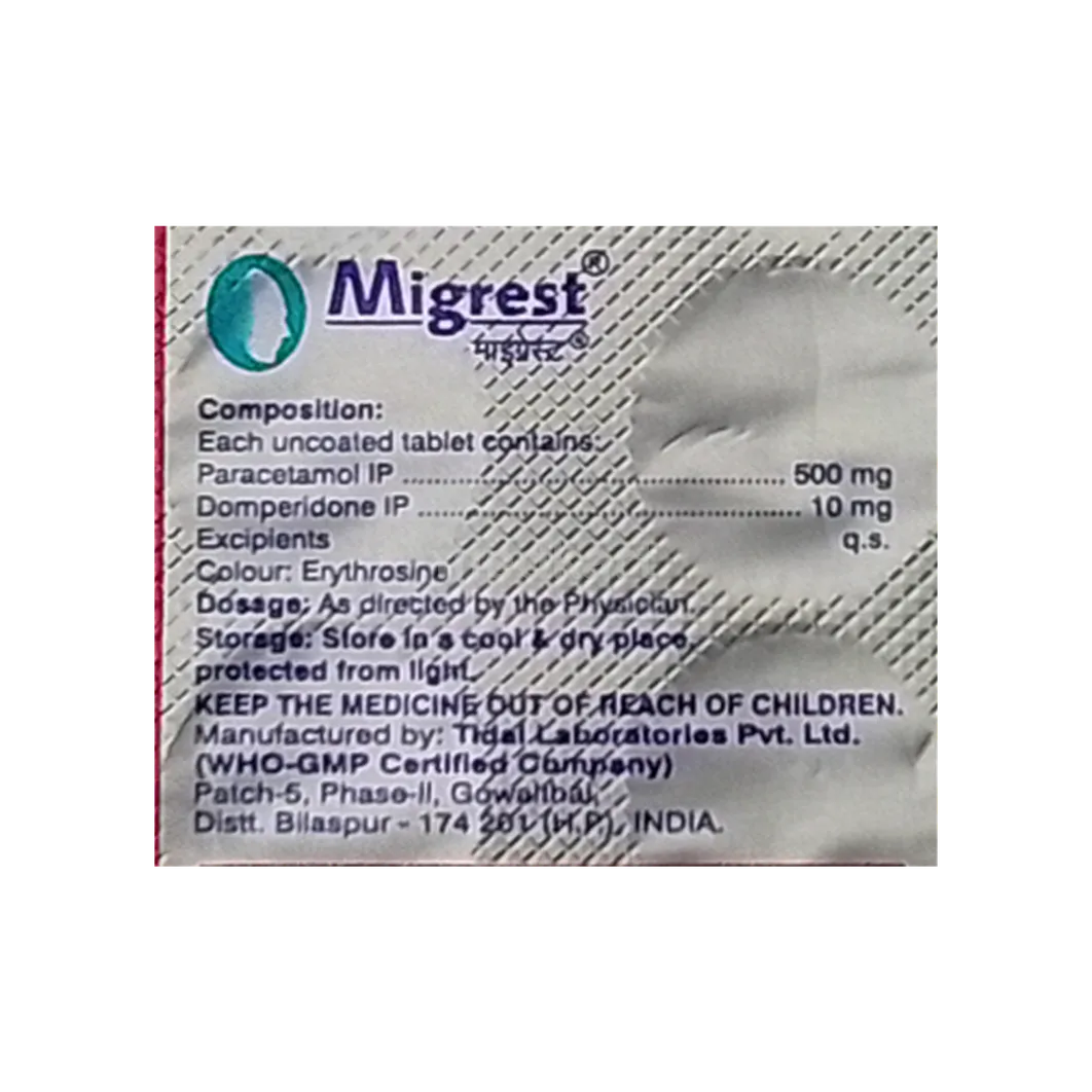 MIGREST TABLET 15'S