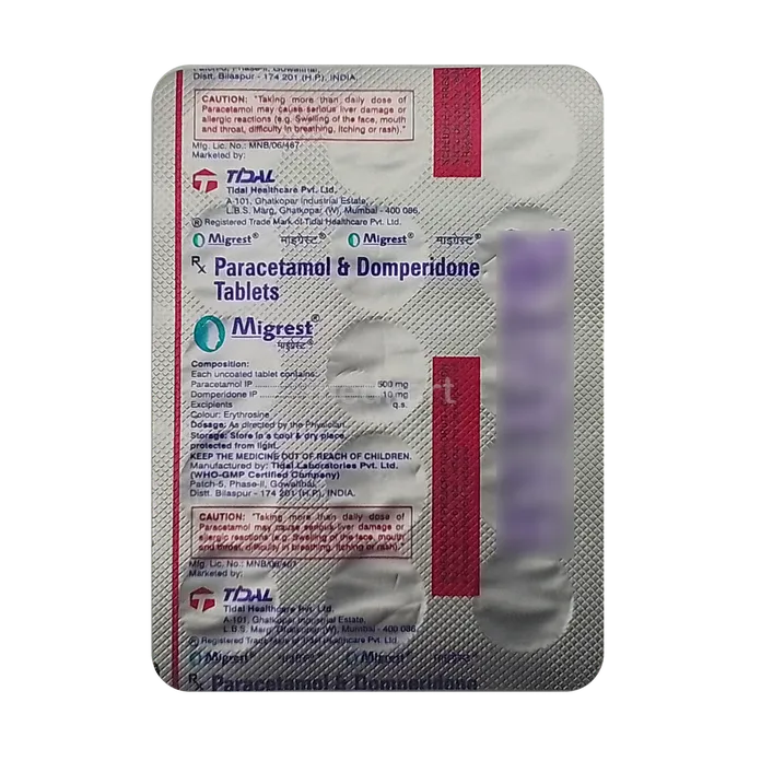 MIGREST TABLET 15'S