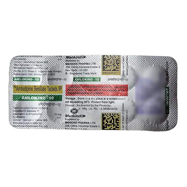 AMLOKIND 10MG TABLET 10'S