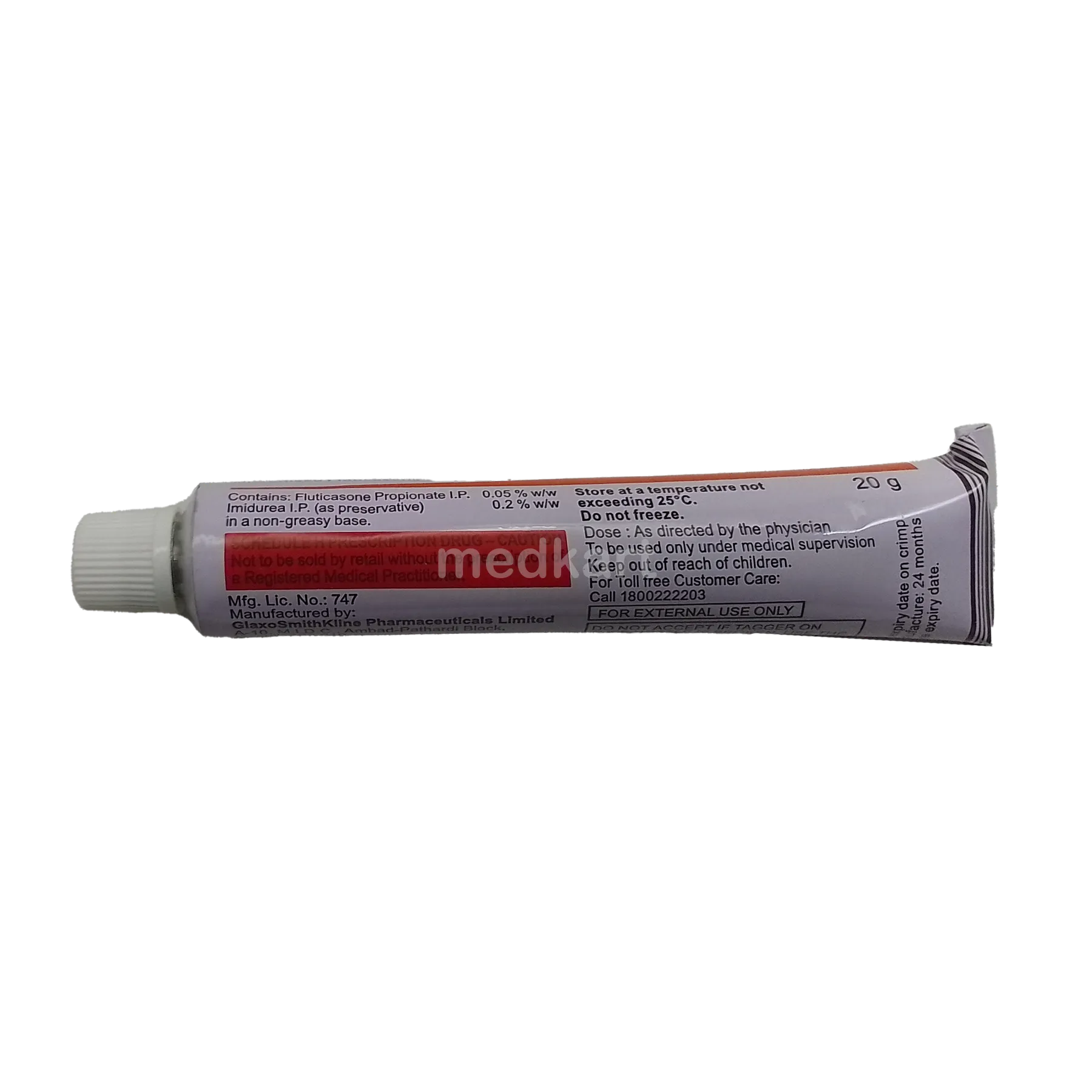 FLUTIVATE SKIN CREAM 20 GM