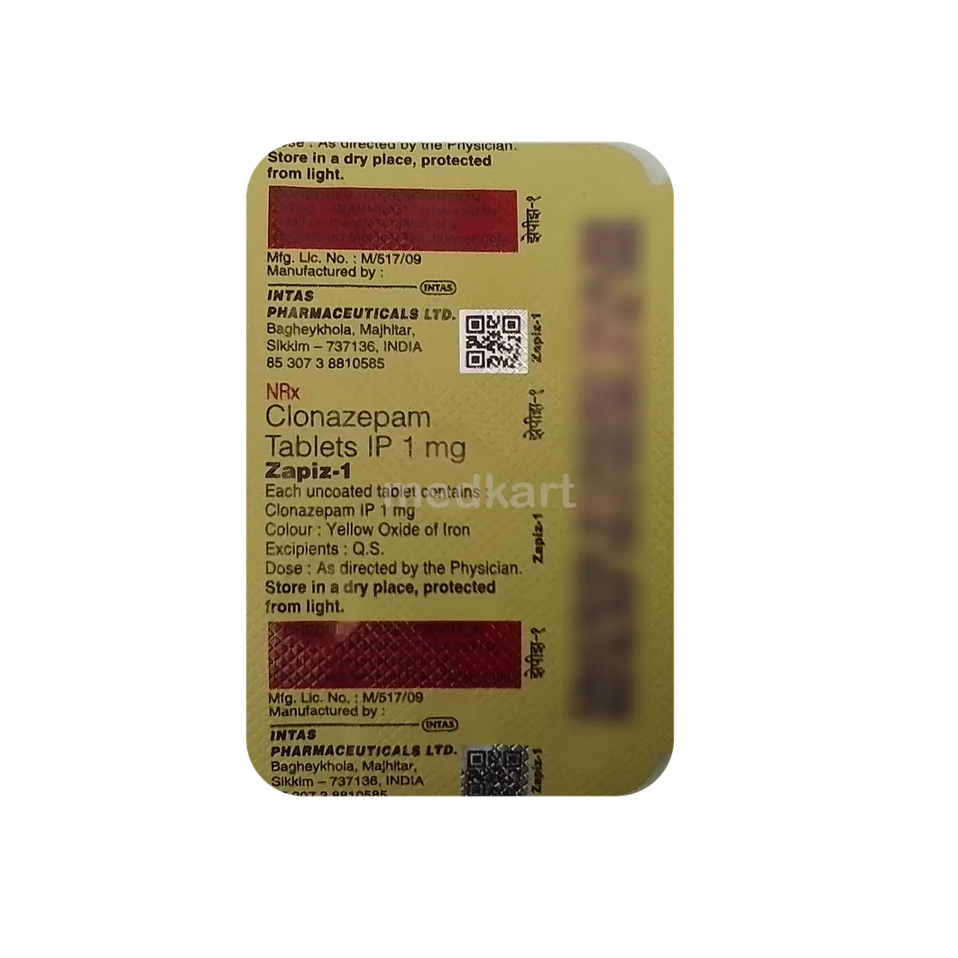 ZAPIZ 1MG TABLET 15'S