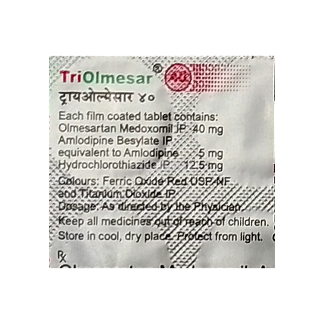 TRIOLMESAR 40MG TABLET 15'S