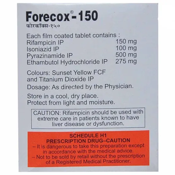 FORECOX 150MG TABLET 6'S Price, Uses, Side Effects & Substitutes | Medkart