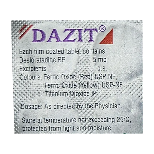 DAZIT 5MG TABLET 15'S