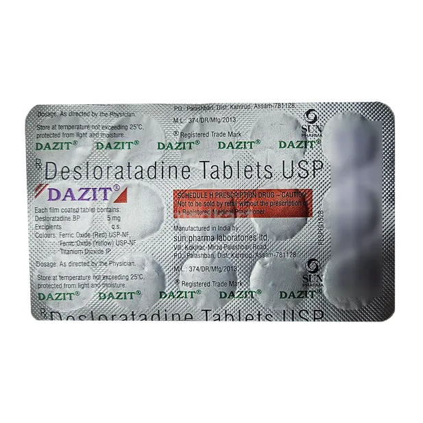 DAZIT 5MG TABLET 15'S