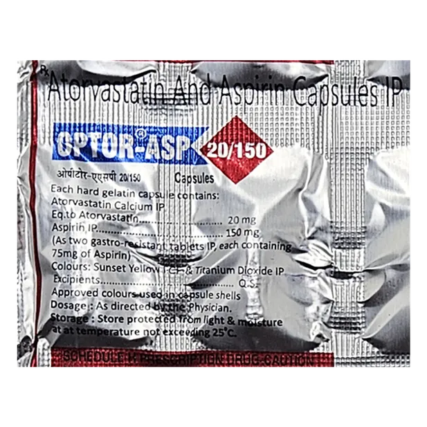 OPTOR ASP 20/150MG CAPSULE 15'S