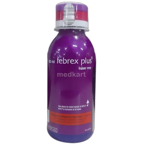 Buy Febrex Plus Syrup 60 Ml Online at Best Price | Medkart