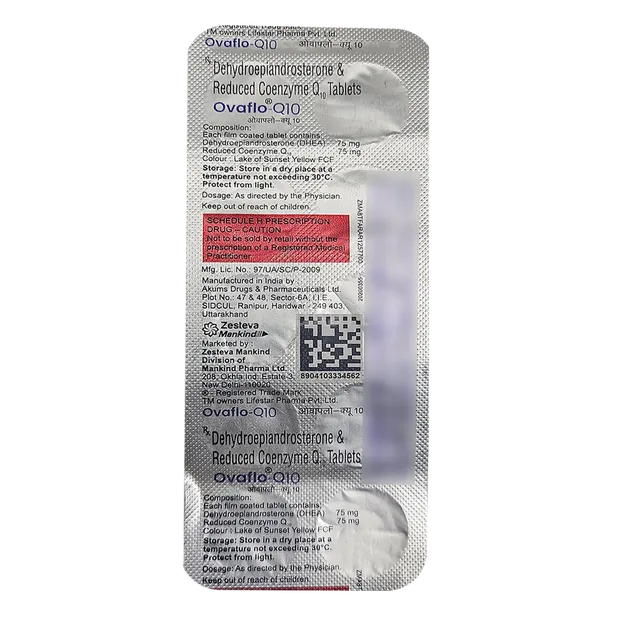 OVAFLO Q10MG TABLET 10'S