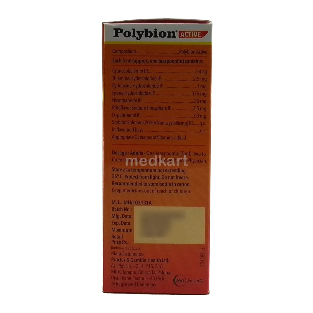 POLYBION ACTIVE SYRUP 150 ML