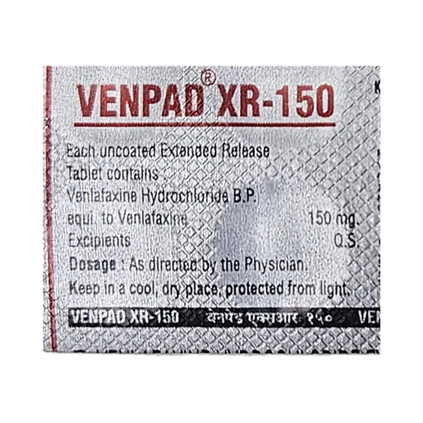 Venpad XR 150mg – Used for Depression & Anxiety Treatment