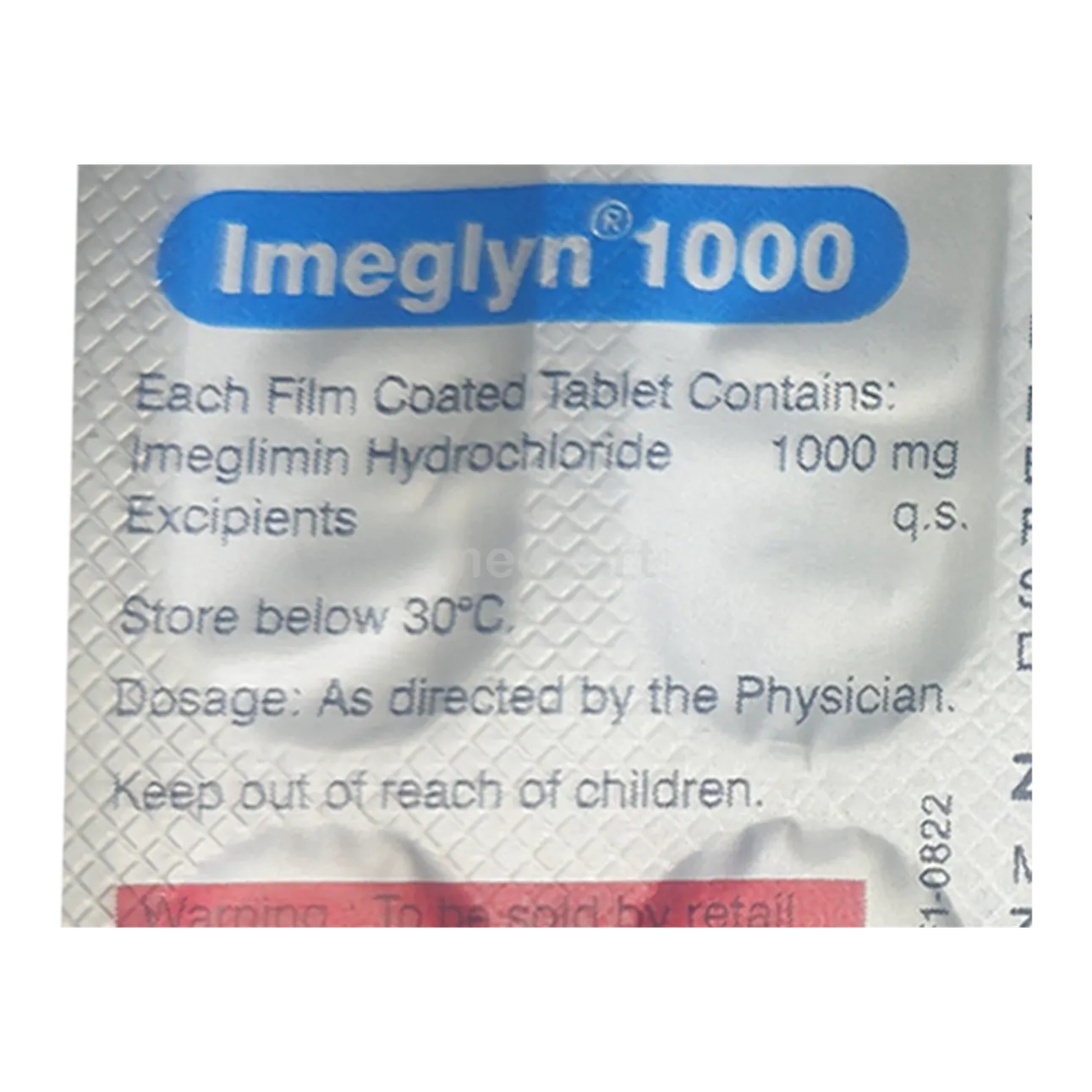 IMEGLYN 1000MG TABLET 10'S