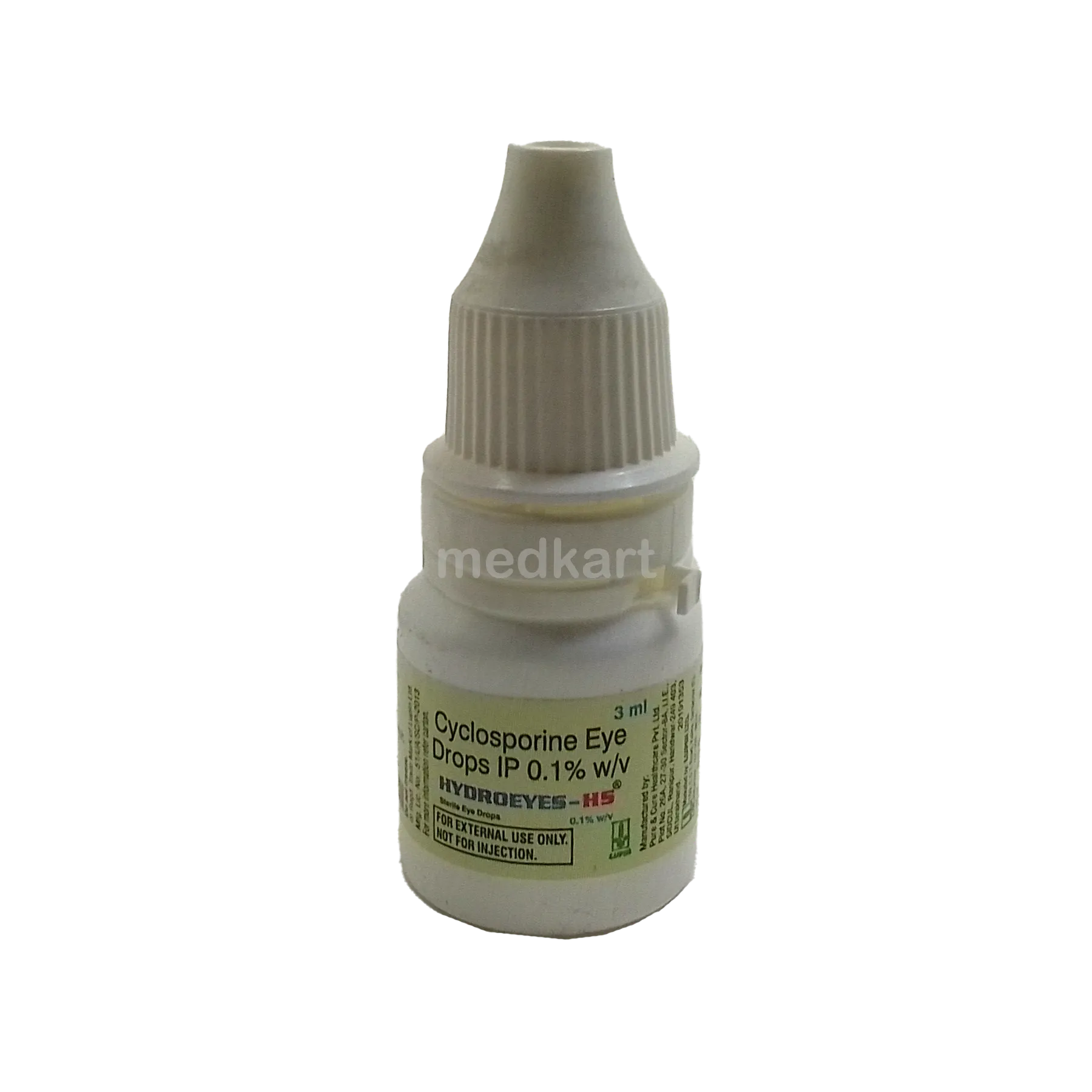 HYDROEYES HS 0.1% EYE DROPS 3 ML