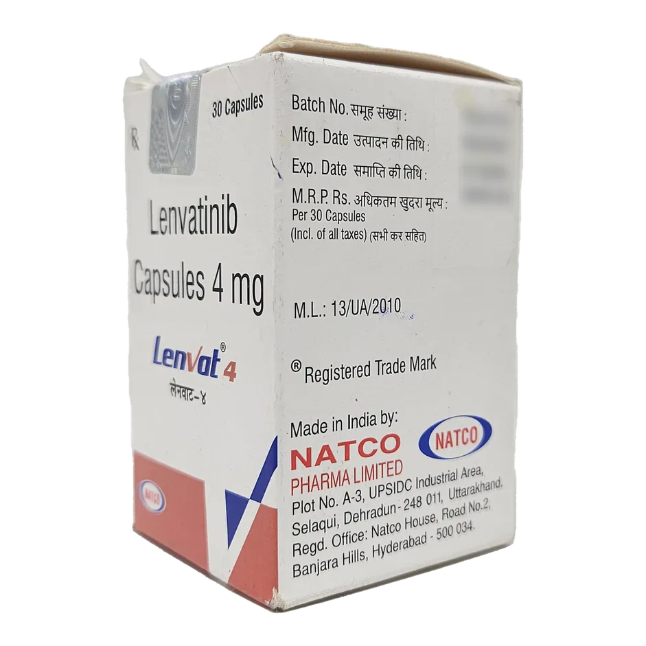 LENVAT 4MG CAPSULE 30'S