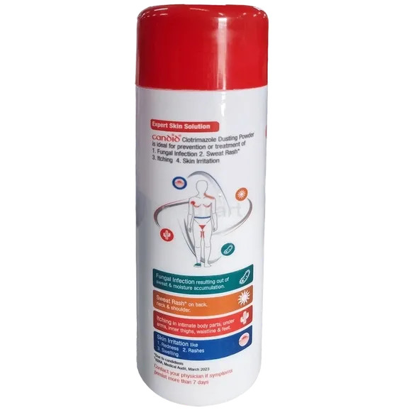Candid Powder 120 GM – Composition & Price | Medkart