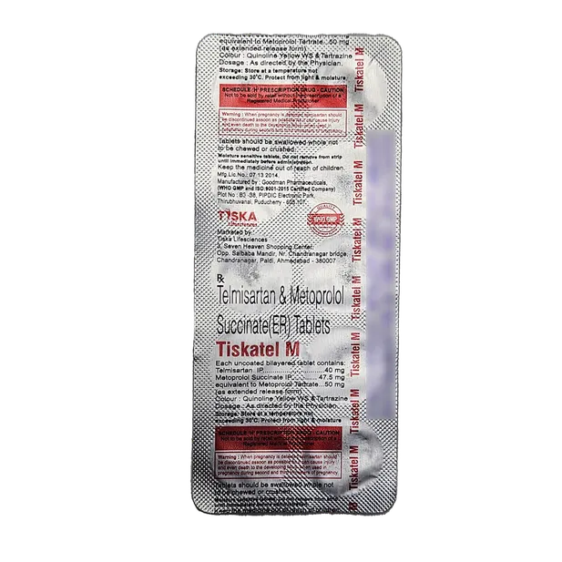 TISKATEL M 50MG TABLET 10'S