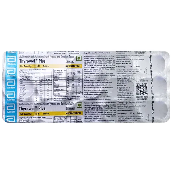 Thyrowel ( Plus ) Tablet 15's: Uses, Side Effects & Price