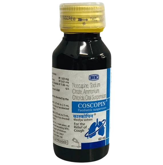 Buy COSCOPIN SYRUP 60 ML at Best Price | Medkart