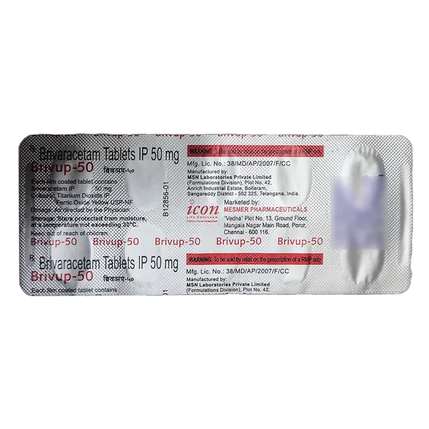 BRIVUP 50MG TABLET 10'S