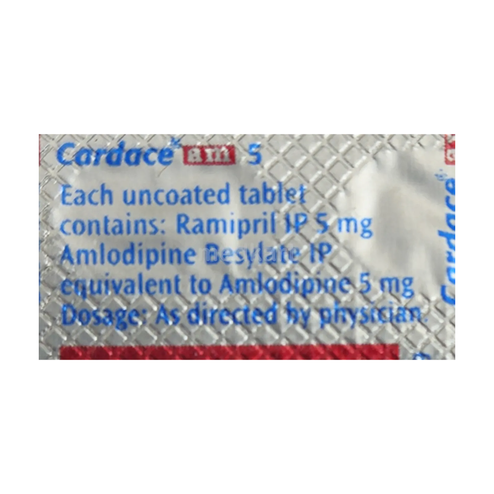 CARDACE AM 5MG TABLET 15'S