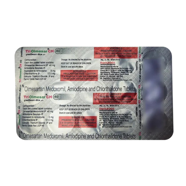 TRIOLMESAR CH 40MG TABLET 15'S