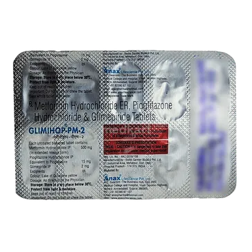 GLIMIHOP PM 2MG TABLET 10'S