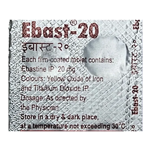 EBAST 20MG TABLET 15'S