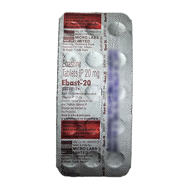 EBAST 20MG TABLET 15'S