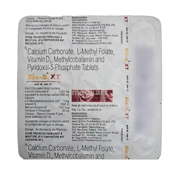 Bio D3 XT Tablet 15's: Uses, Side Effects & Price | Medkart
