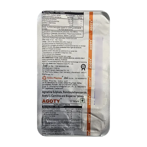 AGOTY TABLET 10'S