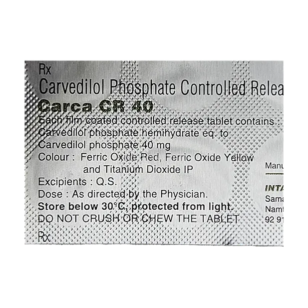 CARCA CR 40MG TABLET 10'S