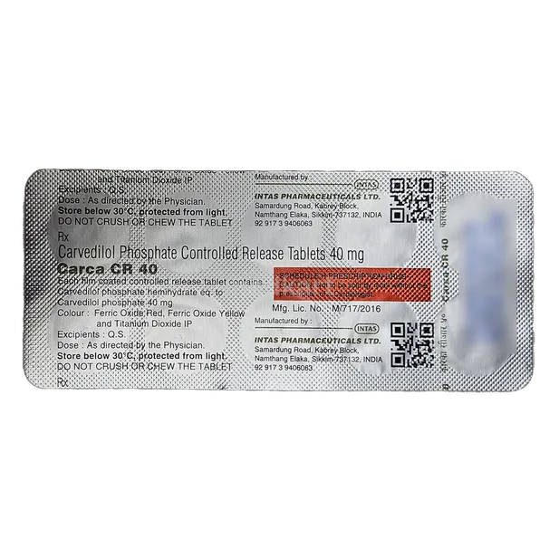 CARCA CR 40MG TABLET 10'S
