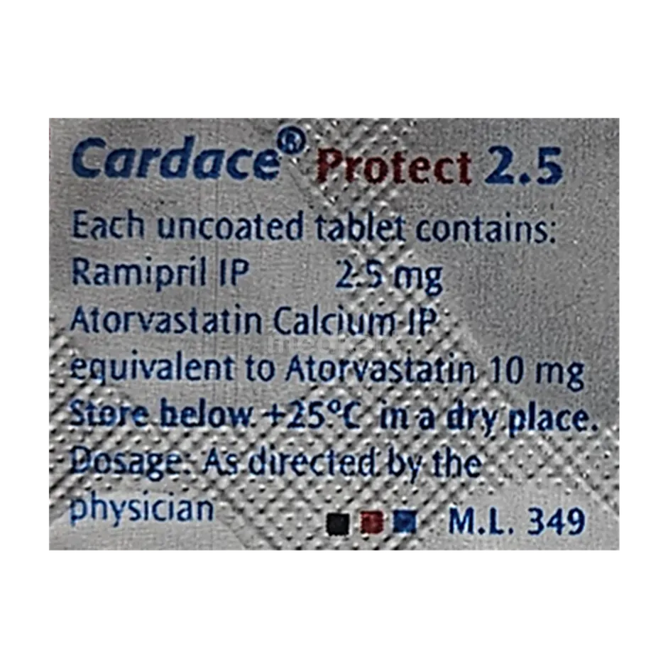CARDACE PROTECT 2.5MG TABLET 10'S