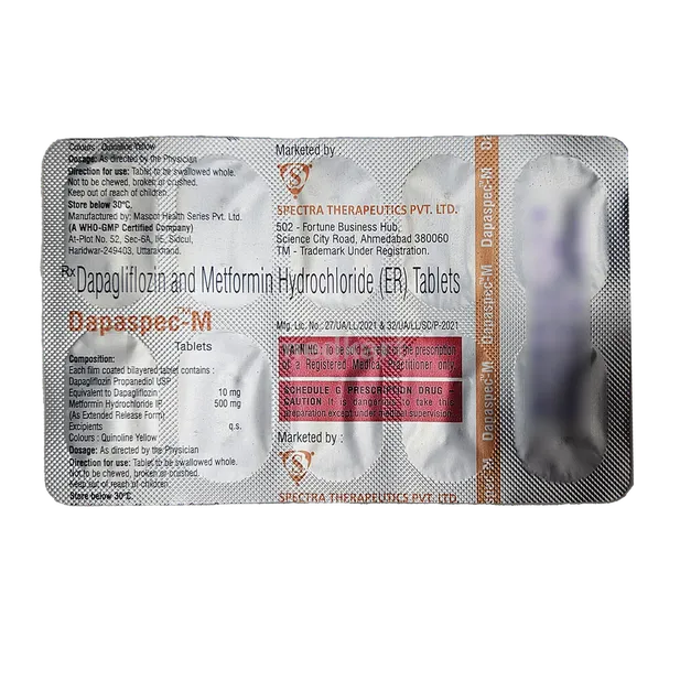 DAPASPEC M TABLET 10'S