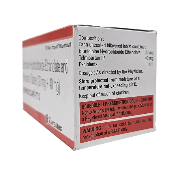 EFNOCAR T 20/40MG TABLET 10'S