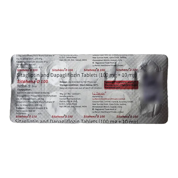 SITAHENZ D 10/100MG TABLET 10'S