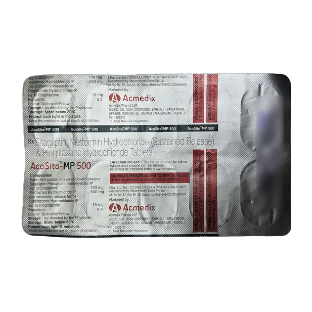 ACOSITA MP 500MG TABLET 10'S