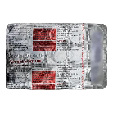 ACEGABA NT 100MG TABLET 15'S