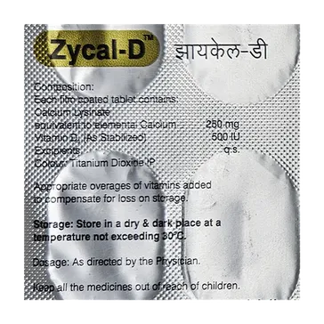 ZYCAL D TABLET 10'S