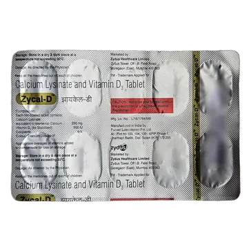 ZYCAL D TABLET 10'S