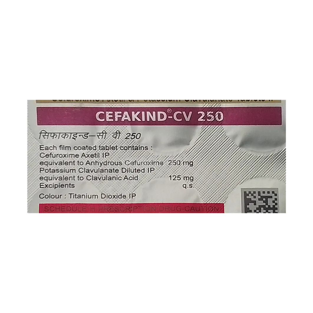 CEFAKIND CV 250MG TABLET 10'S