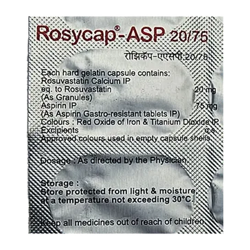ROSYCAP ASP 20/75 CAPSULE 15'S