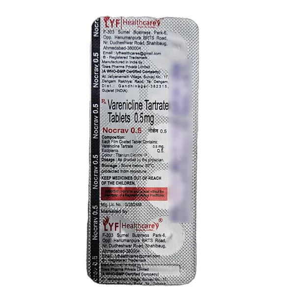 NOCRAV 0.5MG TABLET 10'S