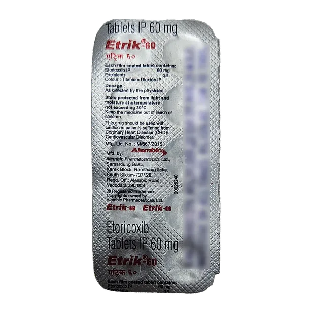 ETRIK 60MG TABLET 10'S