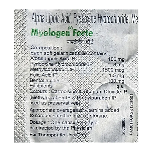 MYELOGEN FORTE CAPSULE 10'S